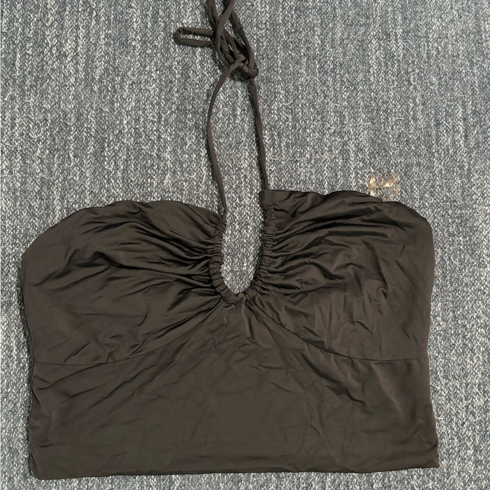Black Halter Top